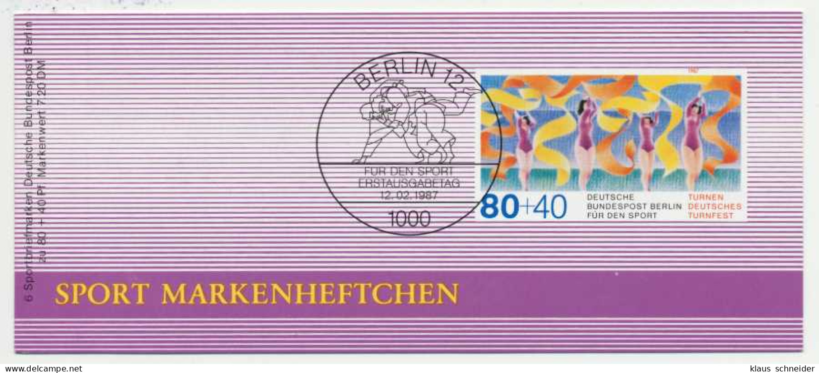 BERLIN Nr 777 PRIVATMARKENHEFTCHEN Postfrisch MH X73ED1E - Carnets