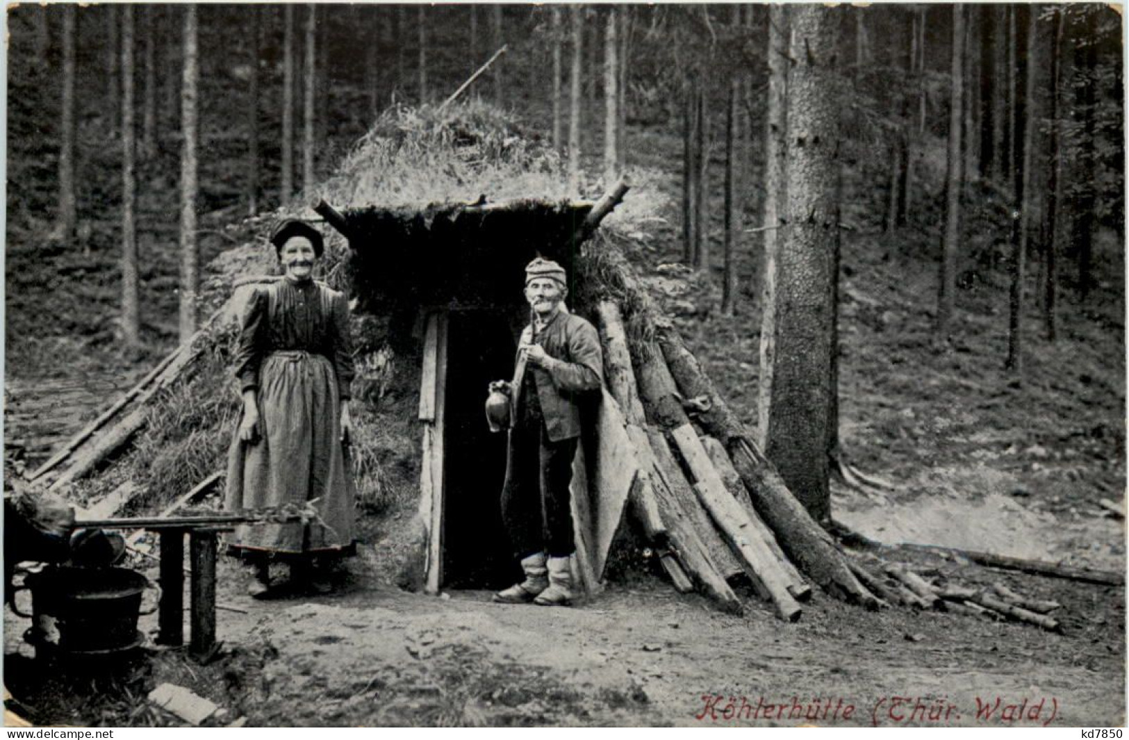 Köhlerhütte Im Thüringer Wald - Autres & Non Classés