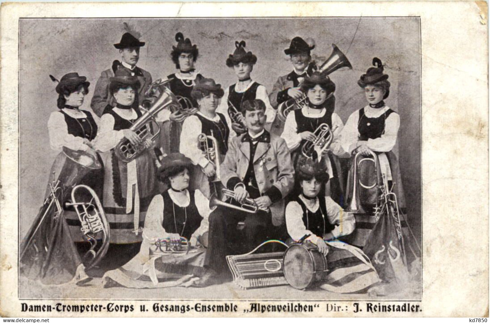 Damen Trompeter Corps Alpenveilchen - Zangers En Musicus