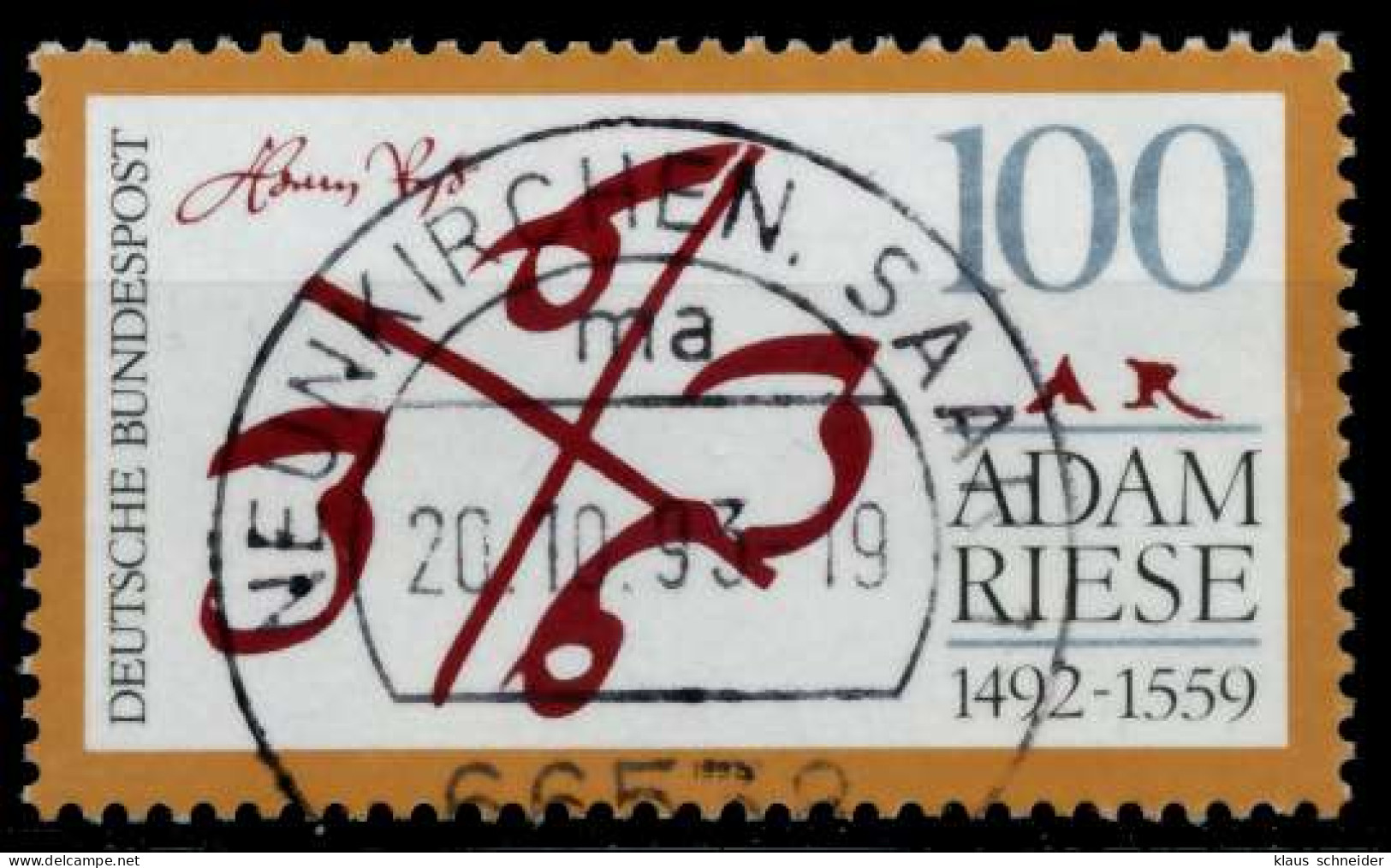BRD 1992 Nr 1612 Zentrisch Gestempelt X82E476 - Used Stamps