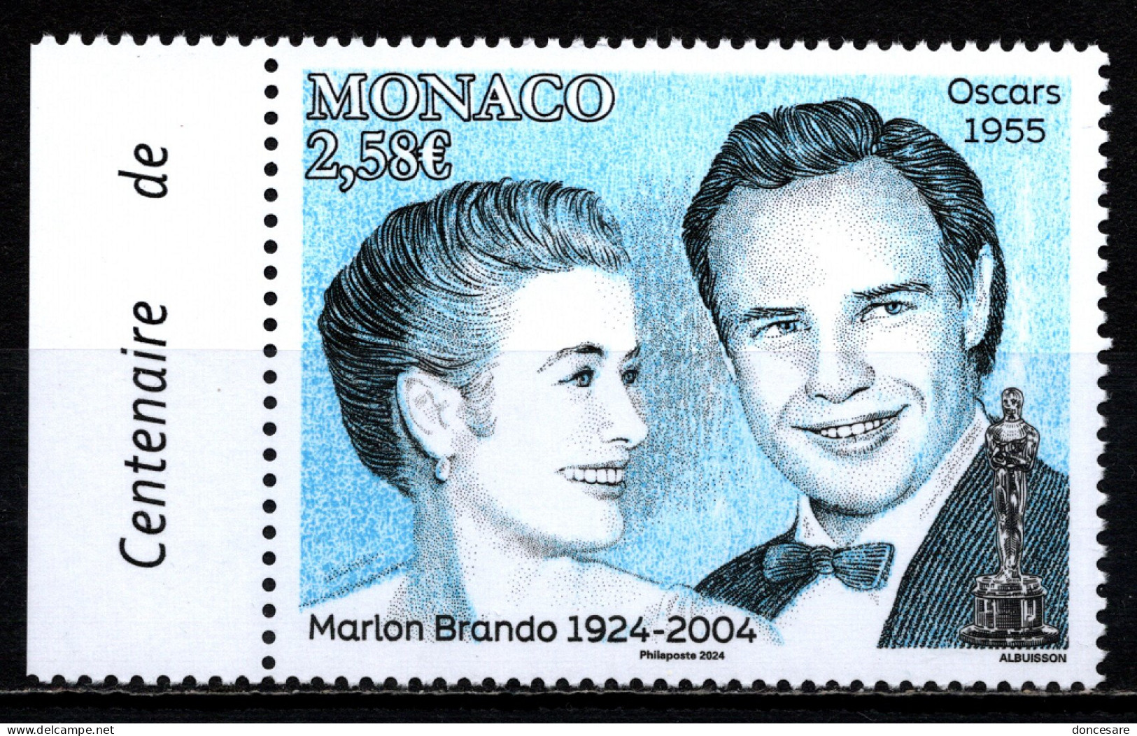 MONACO 2024 - CENTENAIRE DE LA NAISSANCE DE MARLON BRANDO - NEUF ** - Unused Stamps
