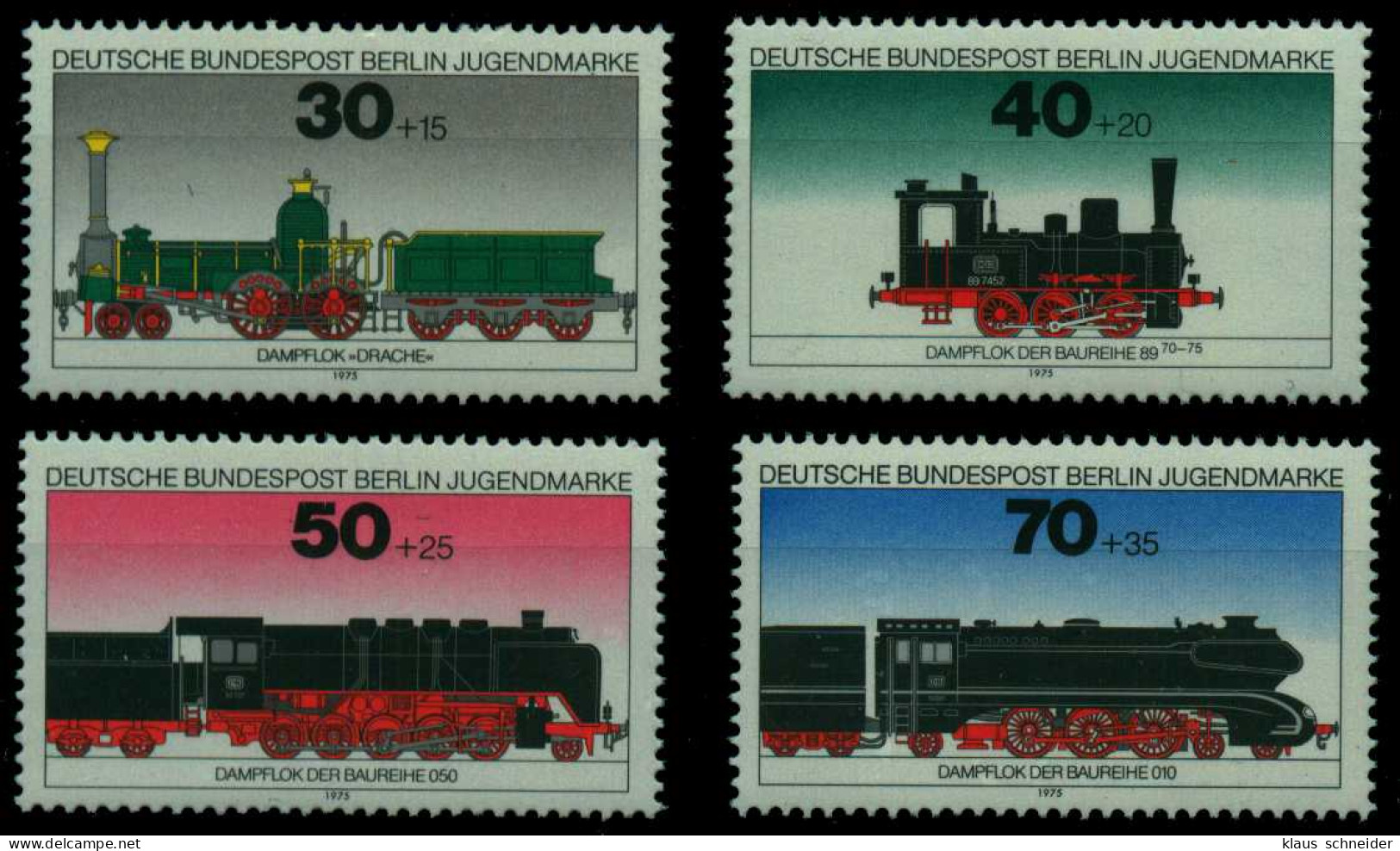 BERLIN 1975 Nr 488-491 Postfrisch S5F106E - Unused Stamps
