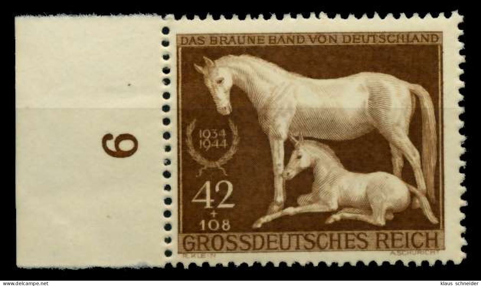3. REICH 1944 Nr 899 Postfrisch URA X854BCE - Neufs
