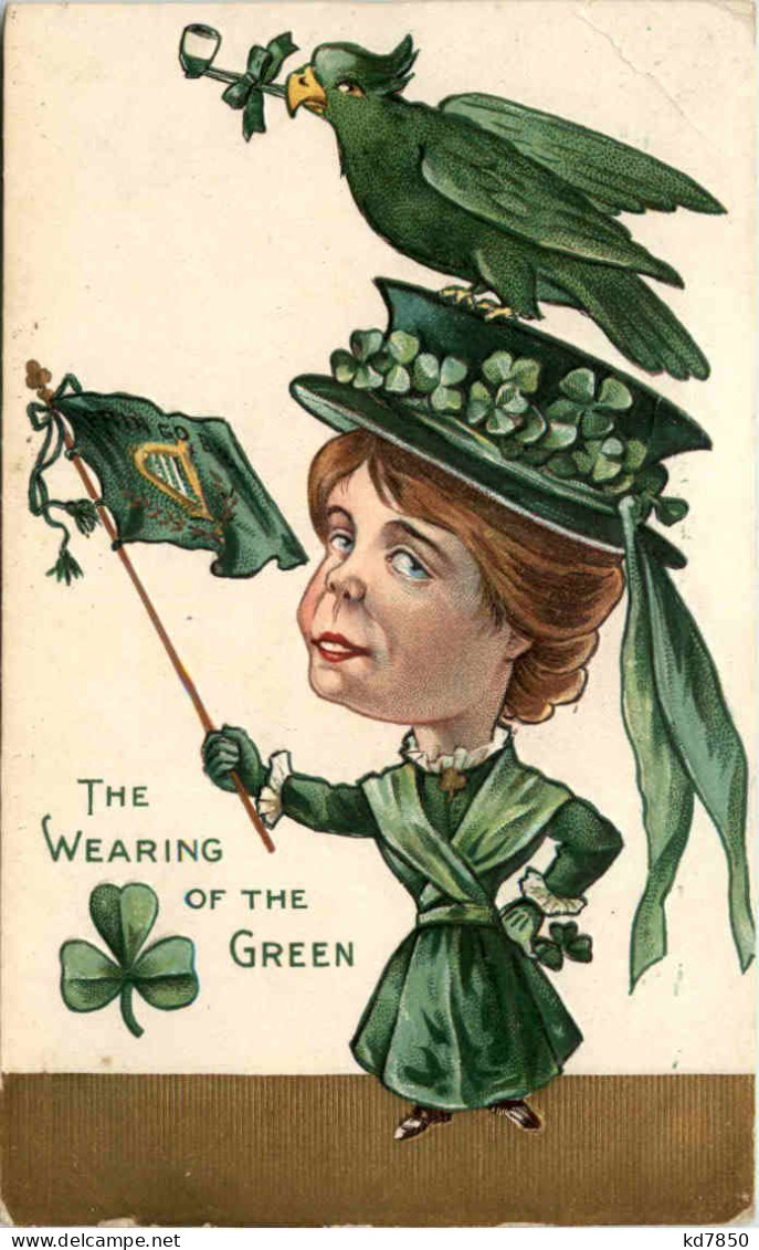 Irland - The Wearing Of The Green - Prägekarte - Autres & Non Classés