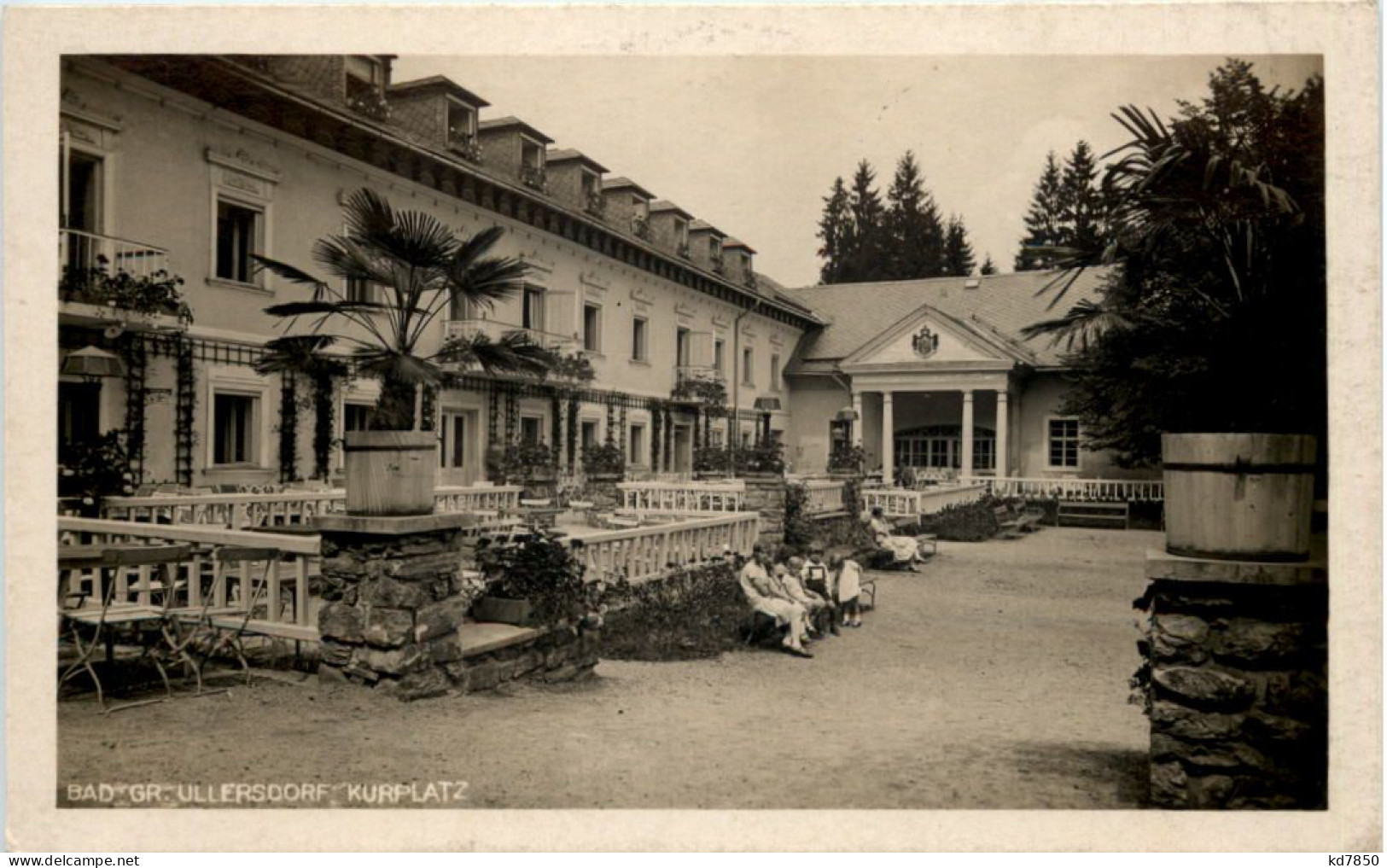 Bad Gross Ullersdorf - Kurplatz - Böhmen Und Mähren