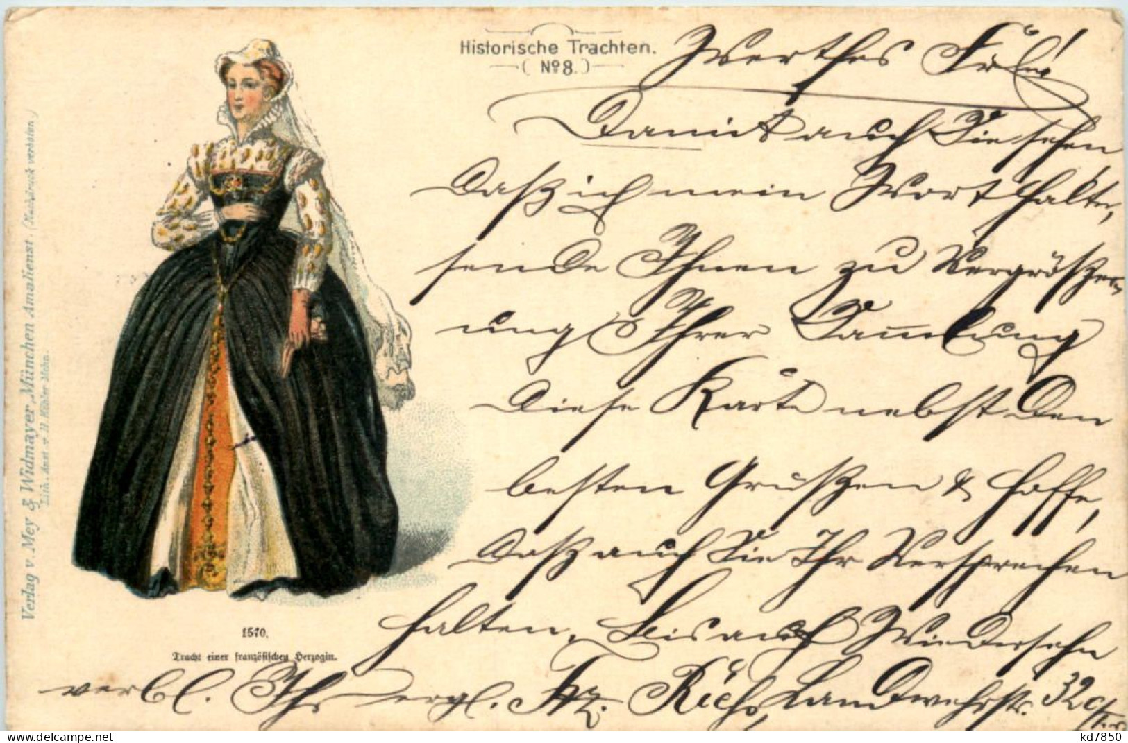 Historische Trachten - Französische Herzogin - Costumes