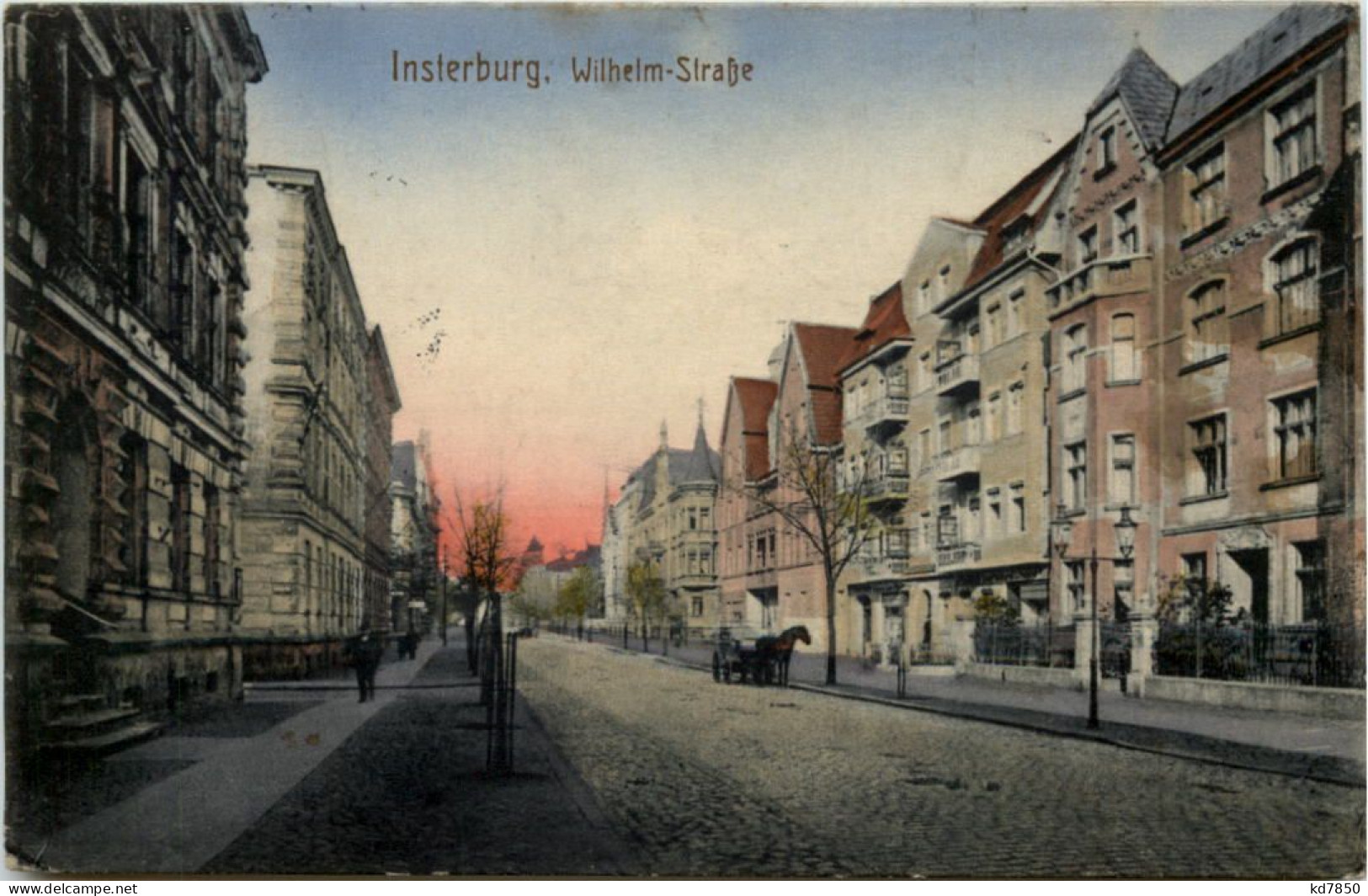 Insterburg - Wilhelm Strasse - Ostpreussen