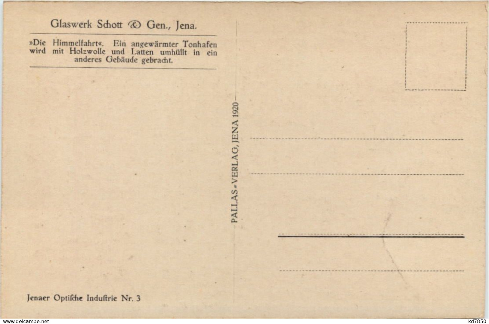 Glaswerk Schott Jena - Die Himmelfahrt - Jena