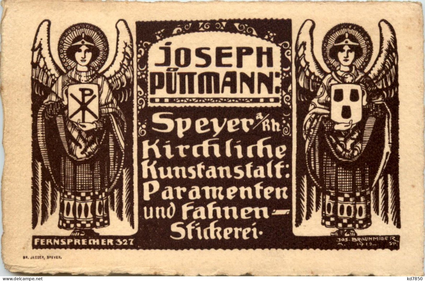 Speyer - Joseph Puttmann - Kirchliche Kunstanstalt - Speyer