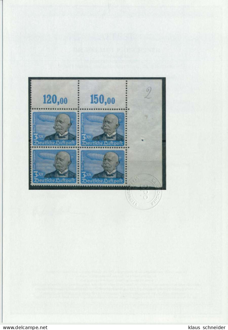 3. REICH 1934 Nr 539y Postfrisch ATTEST X7B21DE - Unused Stamps