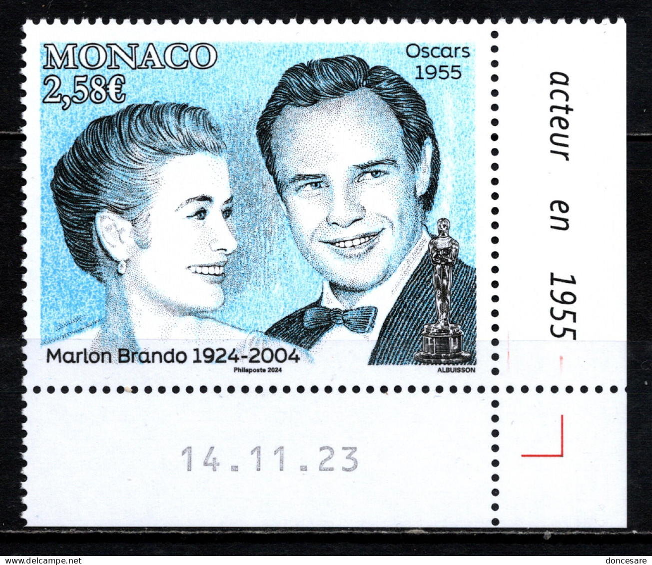 MONACO 2024 - CENTENAIRE DE LA NAISSANCE DE MARLON BRANDO - NEUF ** - Unused Stamps