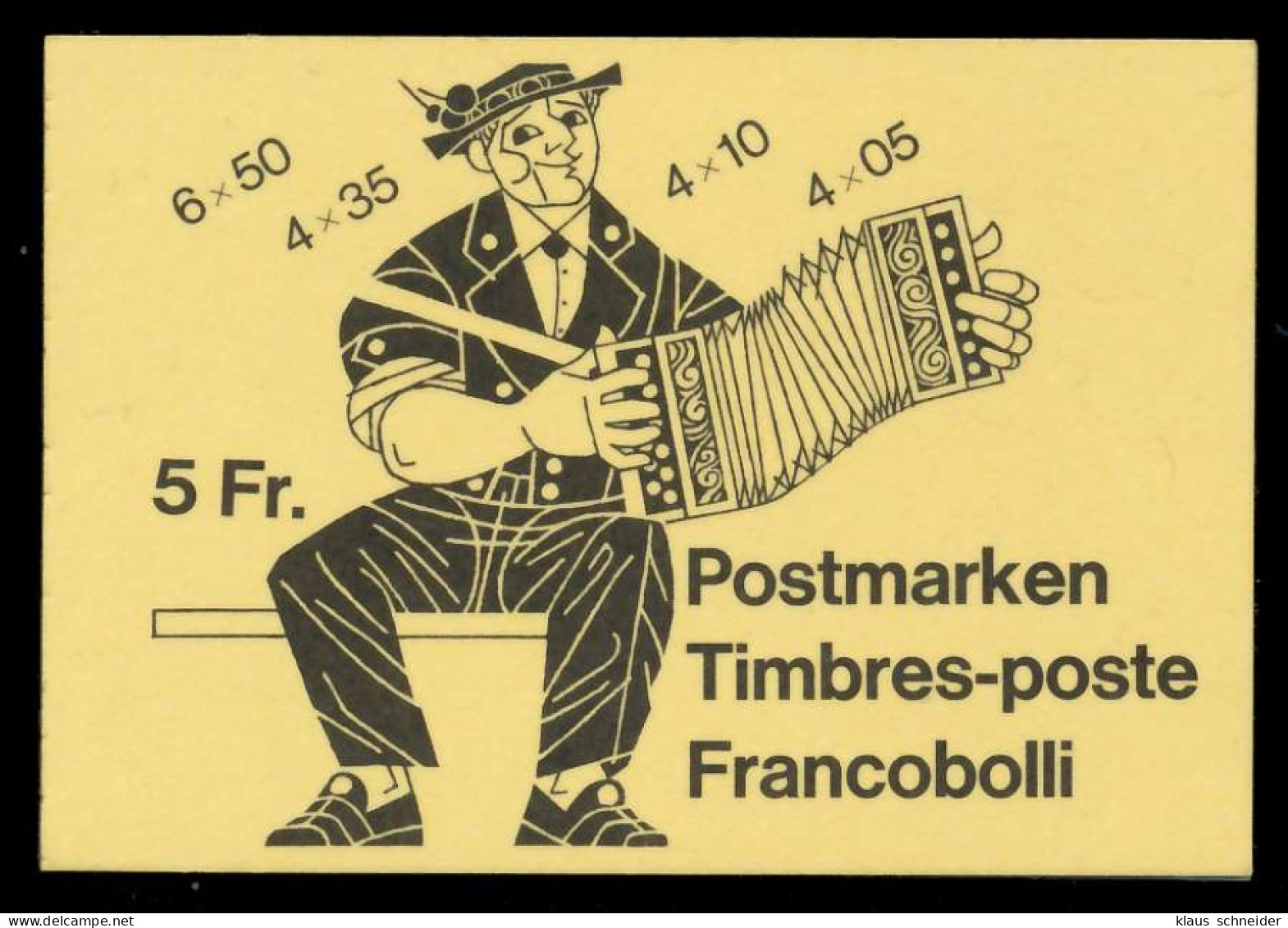 SCHWEIZ MARKENHEFT Nr MH 0-78k Zentrisch Gestempelt S5759C6 - Postzegelboekjes