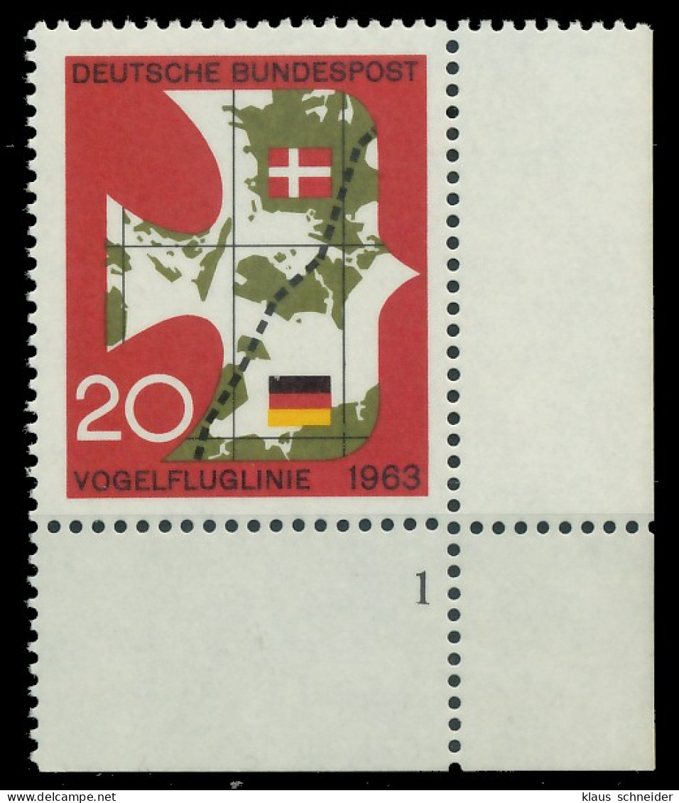 BRD BUND 1963 Nr 399 Postfrisch FORMNUMMER 1 X7EAC06 - Neufs