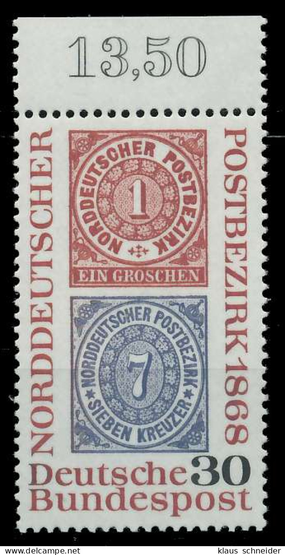 BRD 1968 Nr 569 Postfrisch ORA X7F0EA2 - Ongebruikt