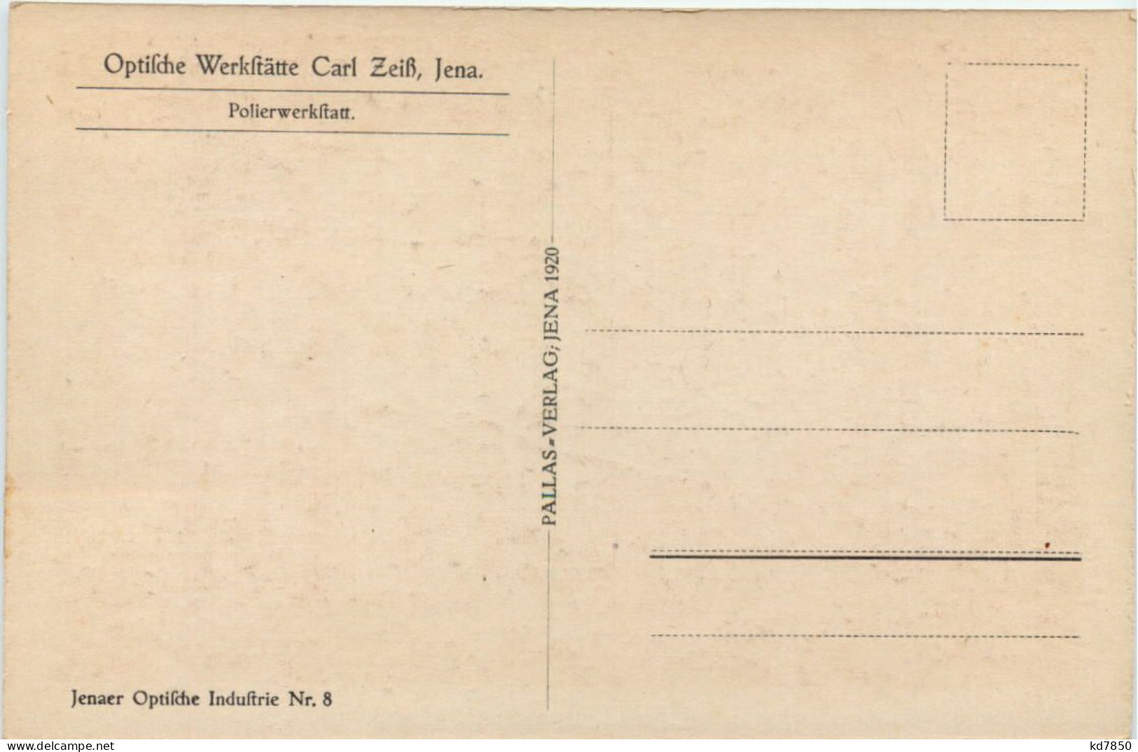 Zeisswerk Jena - Polierwerkstatt - Jena