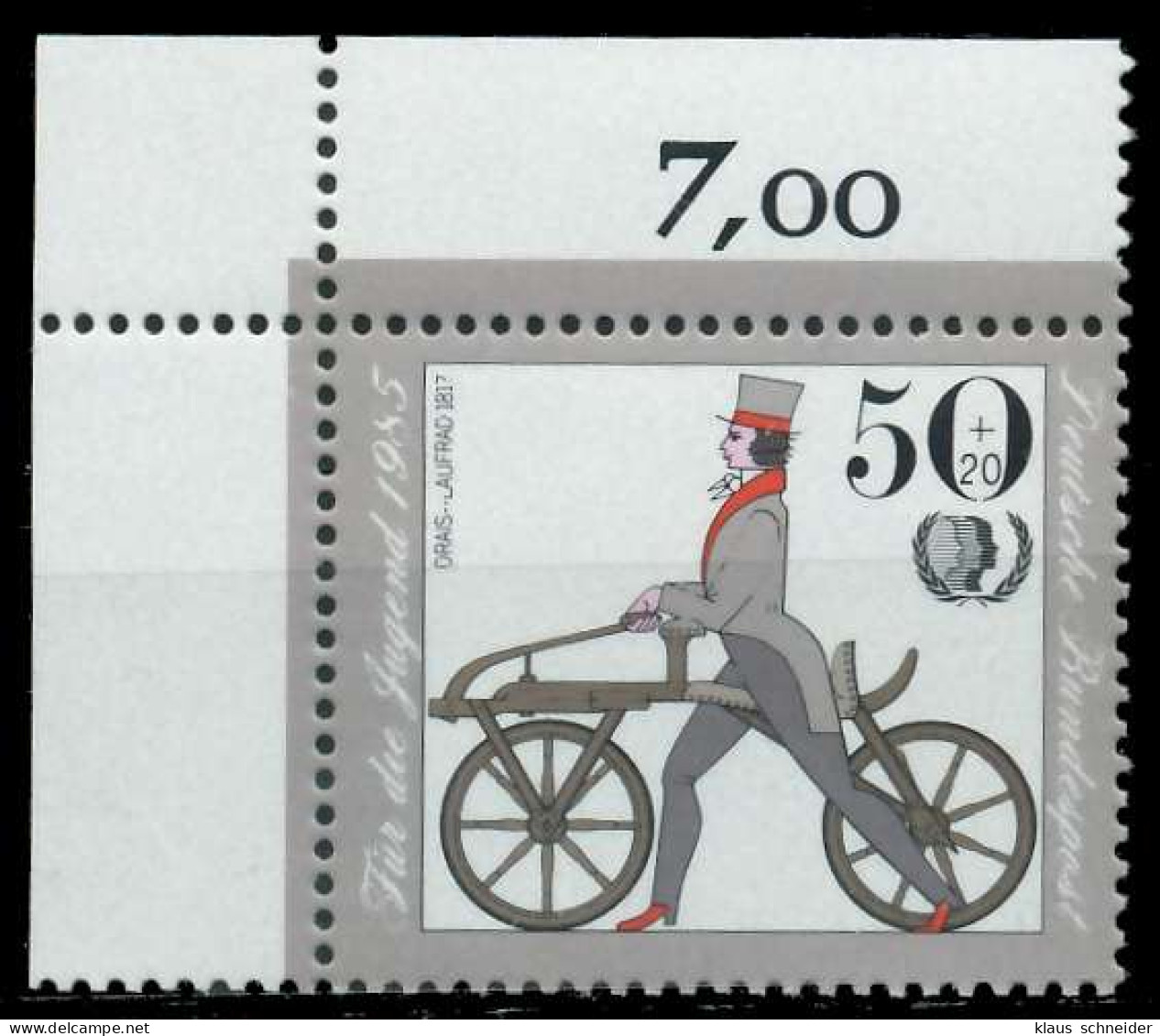 BRD 1985 Nr 1242 Postfrisch ECKE-OLI X8557C6 - Ongebruikt