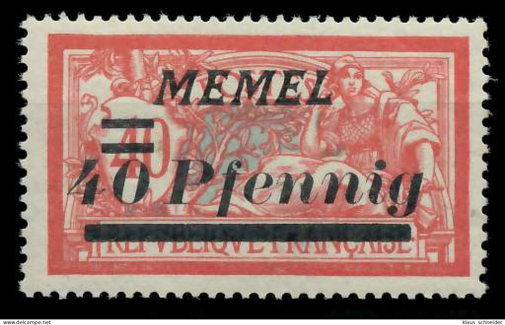 MEMEL 1922 Nr 60 Postfrisch X88770E - Klaipeda 1923