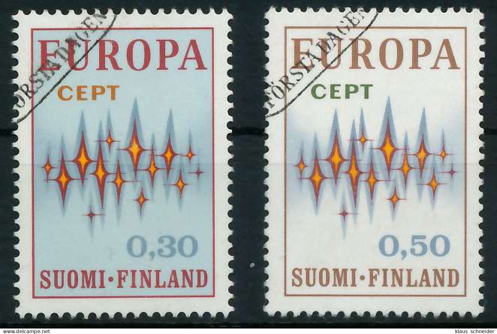 FINNLAND 1972 Nr 700-701 Gestempelt X04024A - Used Stamps