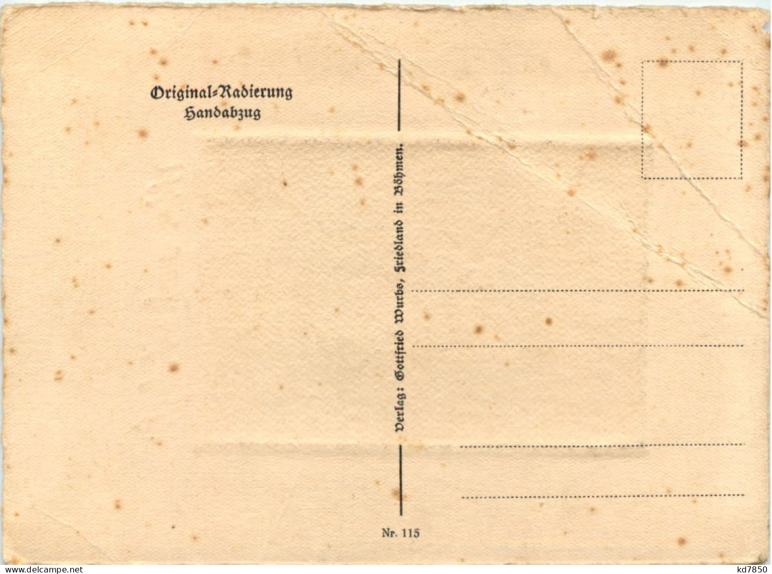 - Herzlichen Glückwunsch - Radierung - Autres & Non Classés