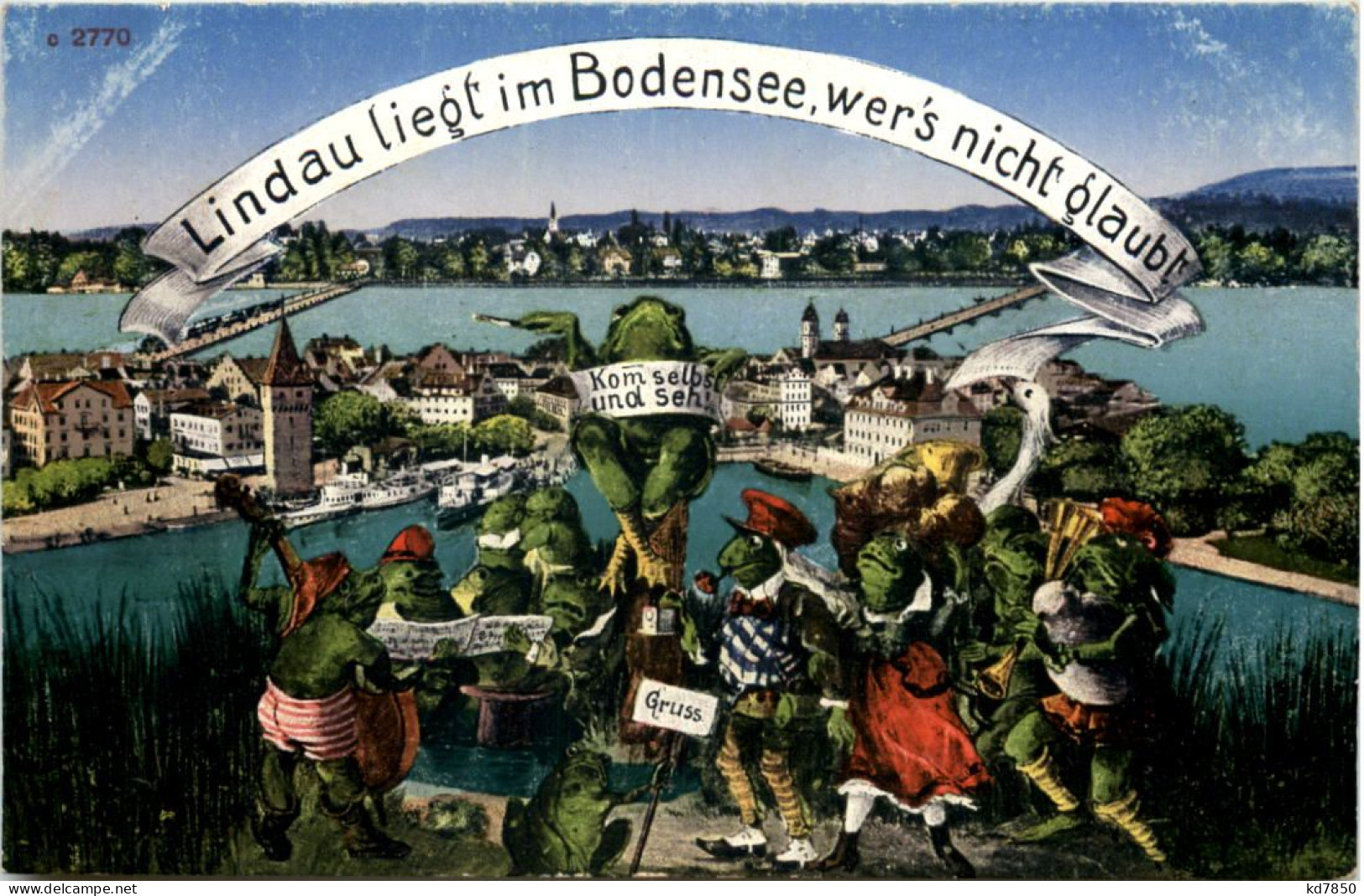 Lindau Liegt Im Bodensee - Frösche - Lindau A. Bodensee