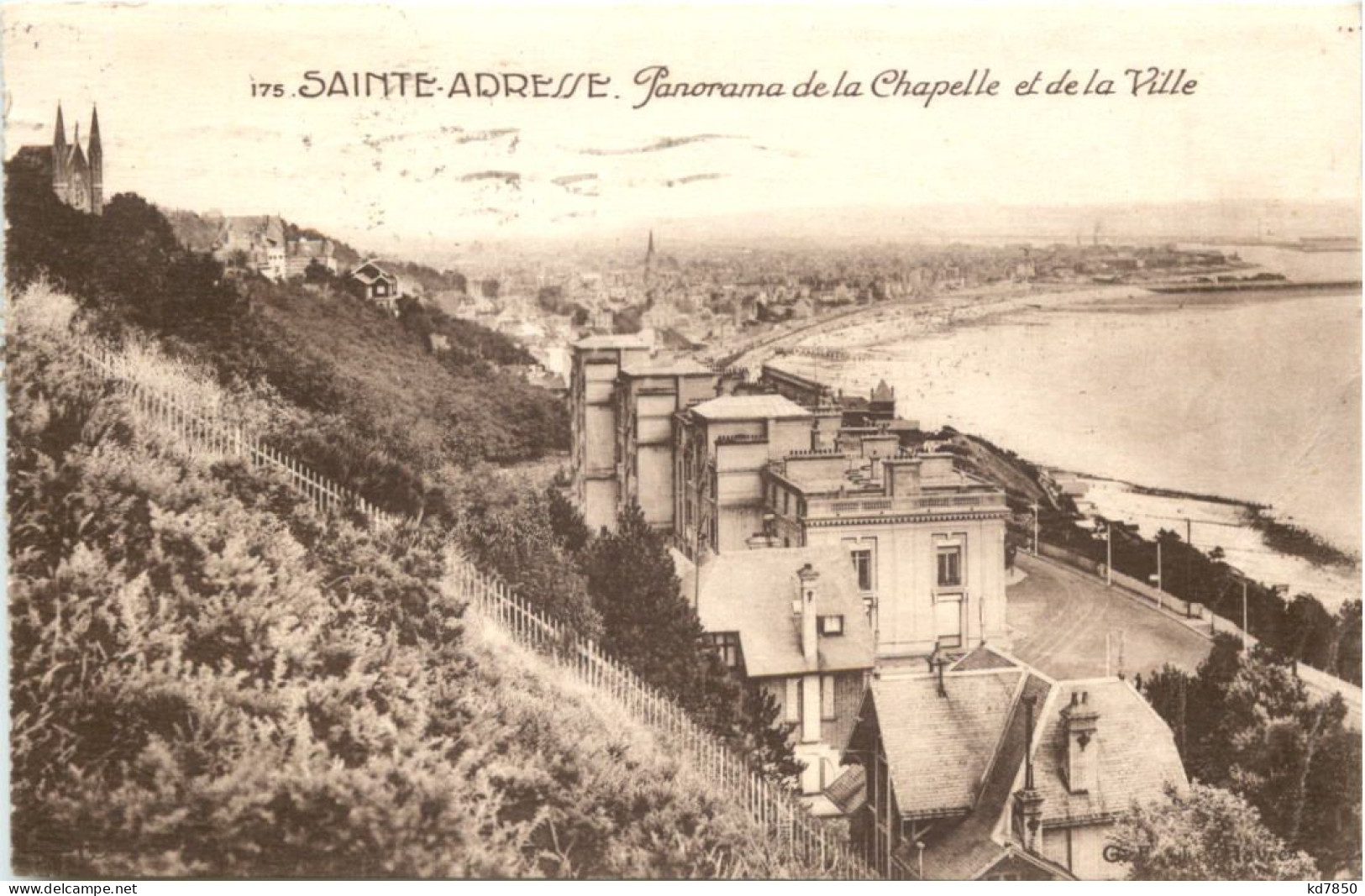 Sainte Adresse, Panorama De La Chapelle Et De La Ville - Sainte Adresse