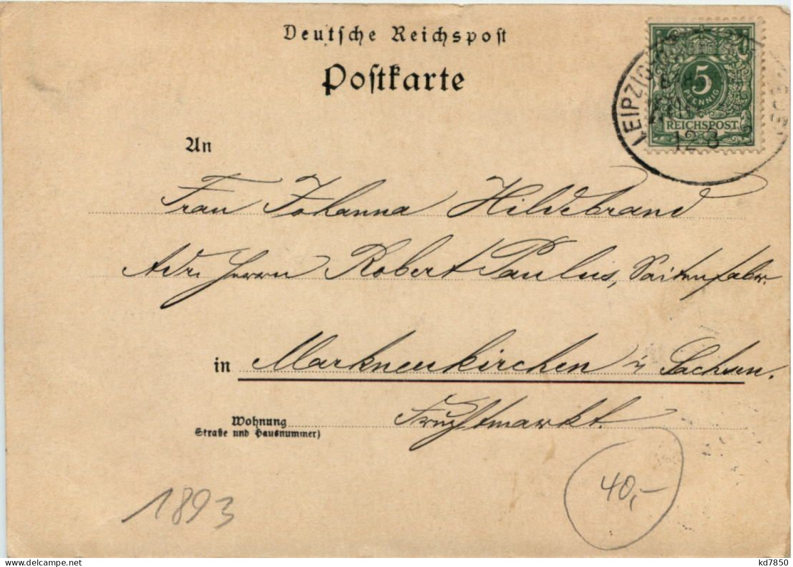 Meissen 1893 - Vorläufer - Meissen