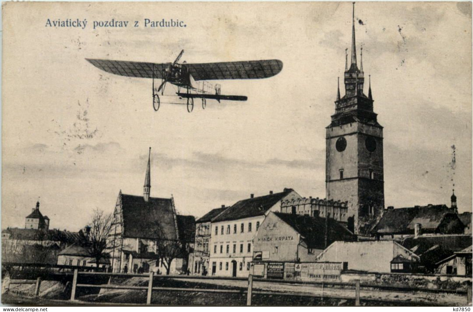 Aviaticky Pozdrav Z Pardubic - Böhmen - Flugzeug - Böhmen Und Mähren