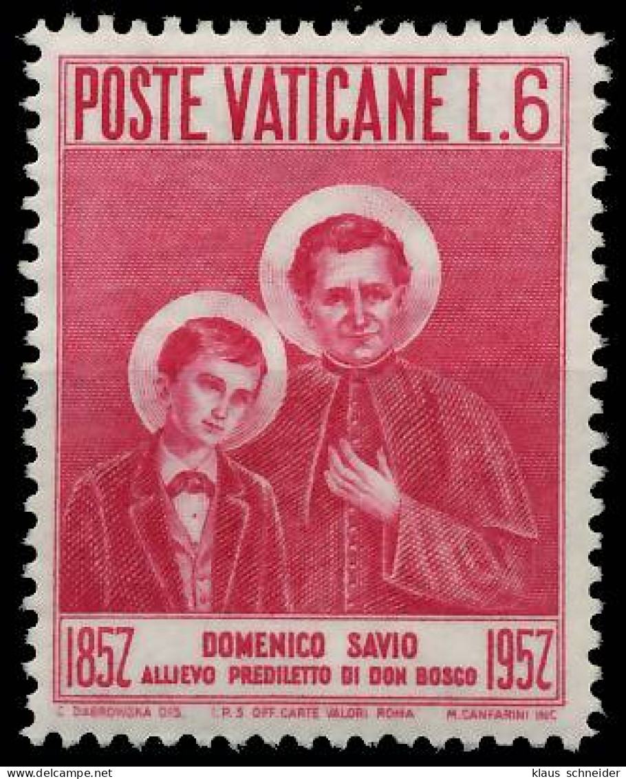 VATIKAN 1957 Nr 267 Postfrisch X401772 - Unused Stamps