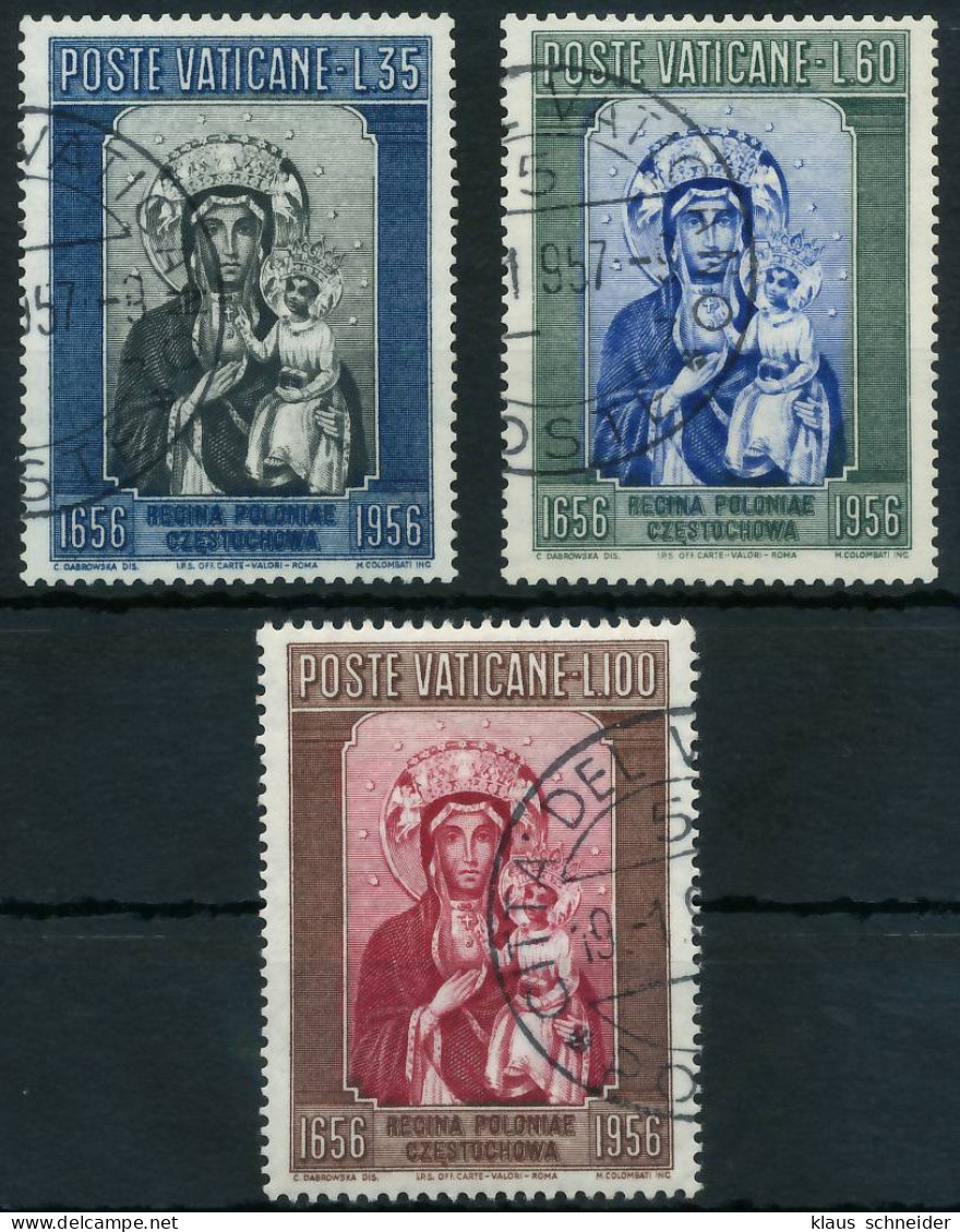 VATIKAN 1956 Nr 263-265 Gestempelt X40473A - Used Stamps