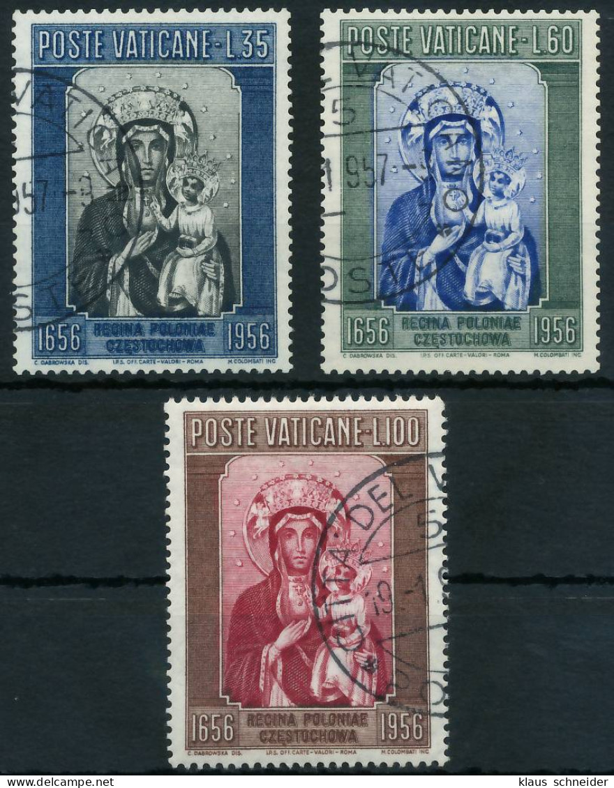 VATIKAN 1956 Nr 263-265 Gestempelt X40473A - Gebraucht