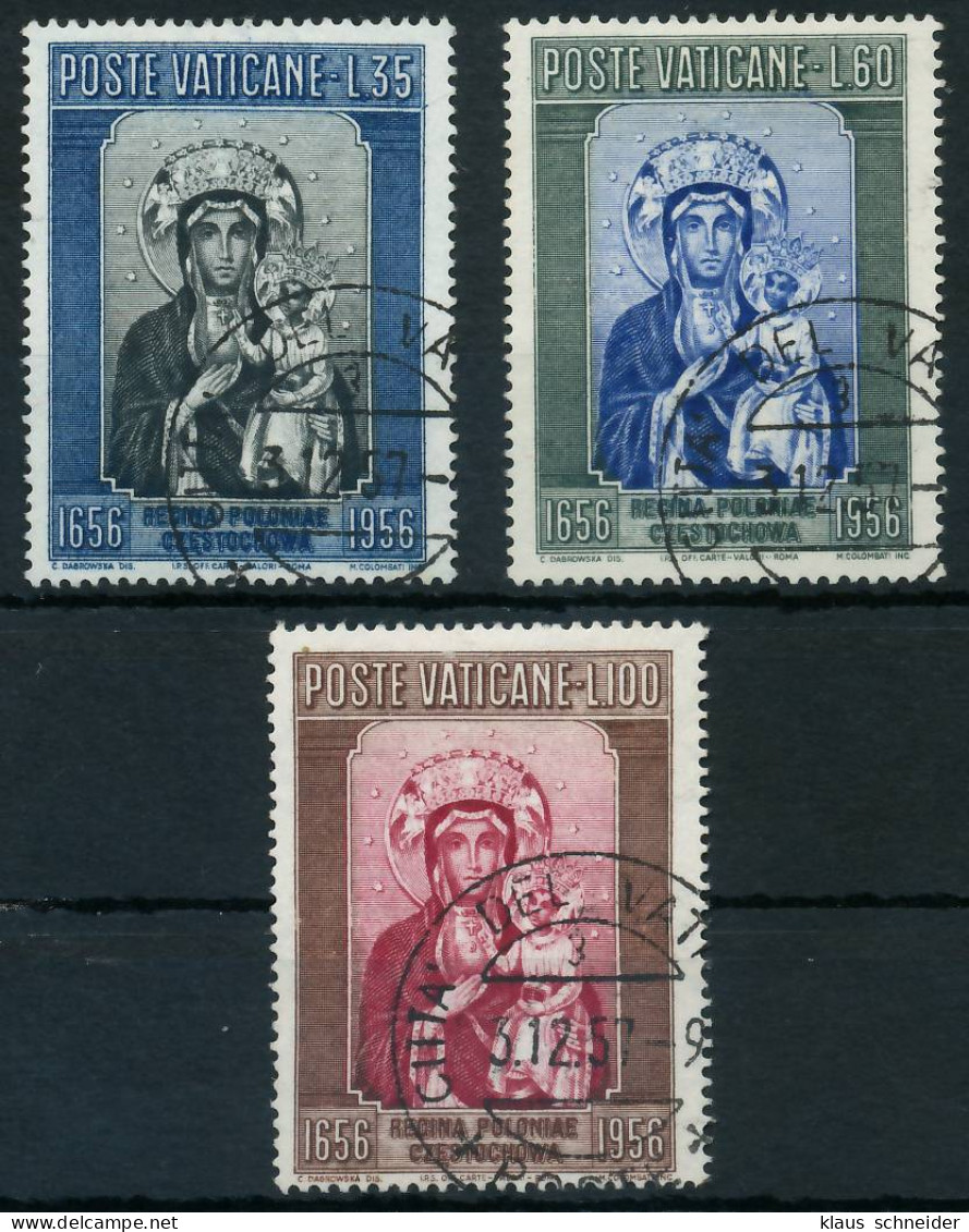 VATIKAN 1956 Nr 263-265 Gestempelt X404736 - Used Stamps