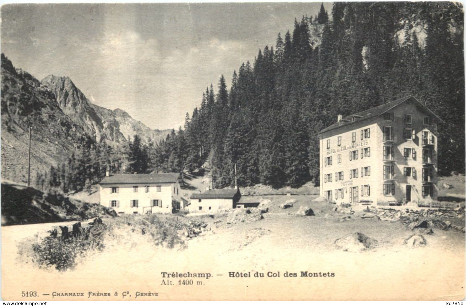 Trelechamp, Hotel Du Col Des Montets - Autres & Non Classés