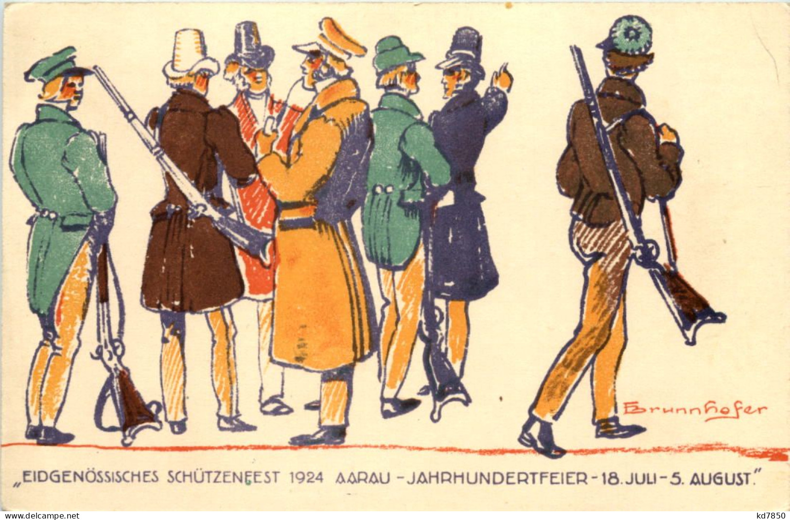 Aarau - Eidgenössisches Schützenfest 1924 - Aarau