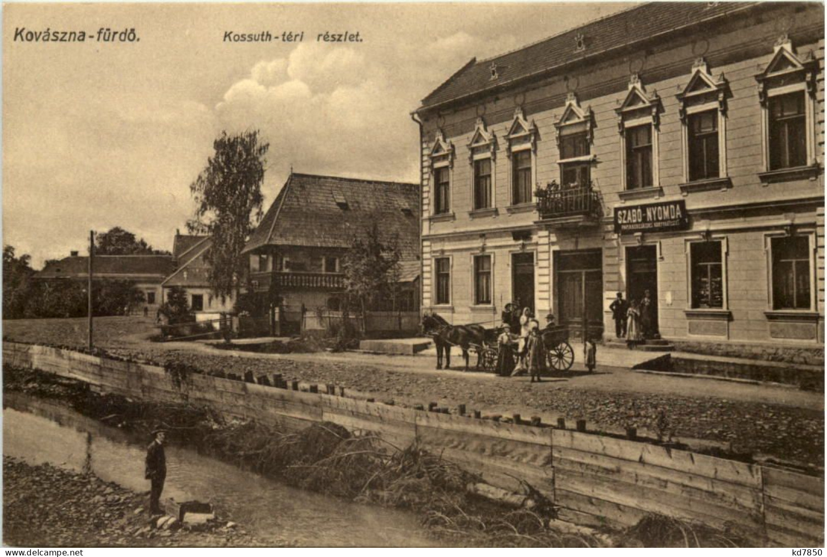 Kovaszna-fürdö - Kossuth-teri Reszlet - Romania