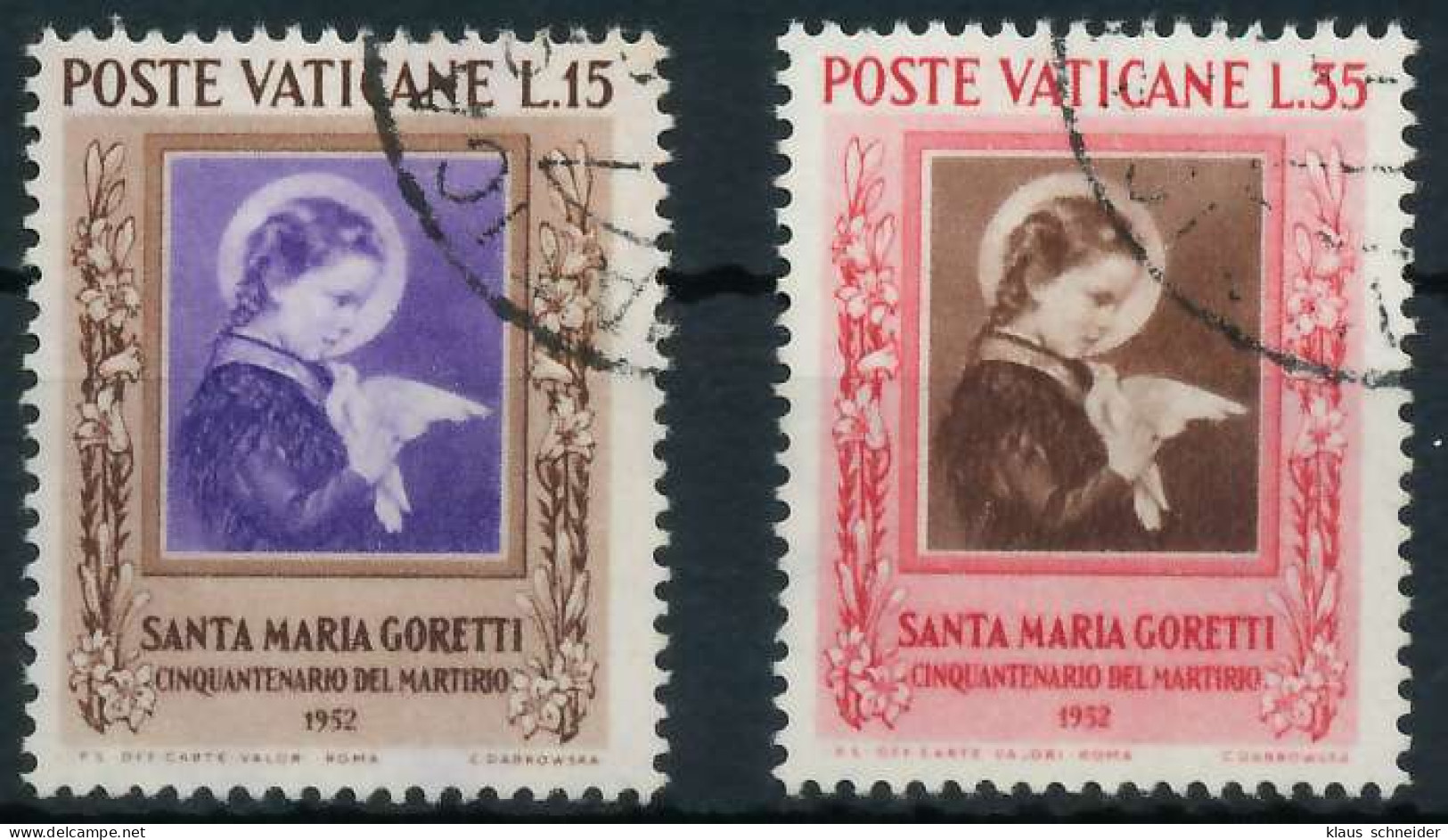 VATIKAN 1953 Nr 190-191 Gestempelt X404B5E - Used Stamps