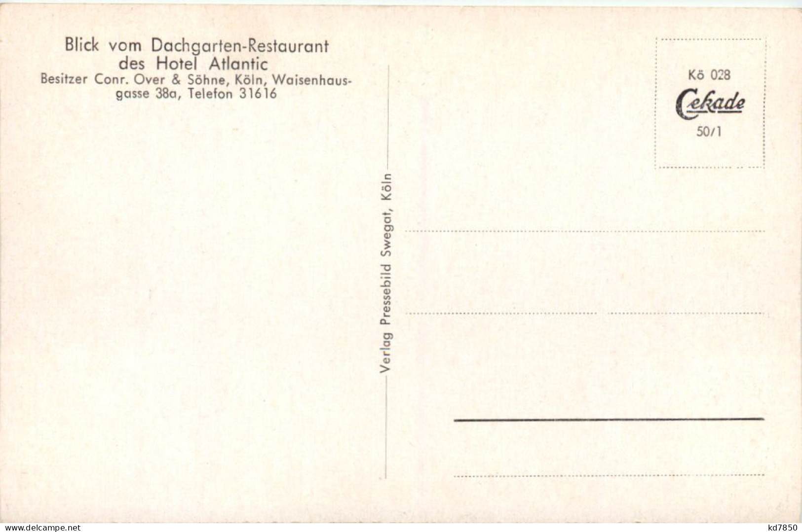 Köln - Zerstörung 1945 - Köln