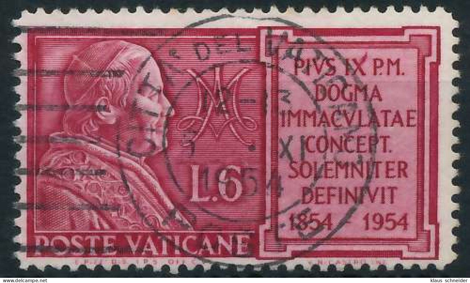 VATIKAN 1954 Nr 216 Gestempelt X404BA6 - Oblitérés