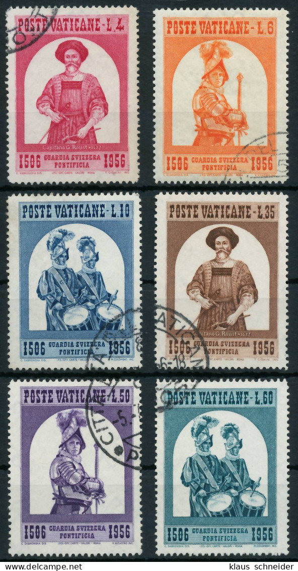VATIKAN 1956 Nr 250-255 Gestempelt X404BEE - Used Stamps