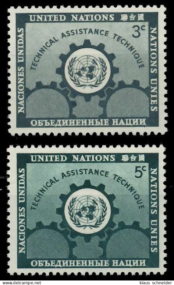 UNO NEW YORK 1953 Nr 23-24 Postfrisch X404DFA - Other & Unclassified