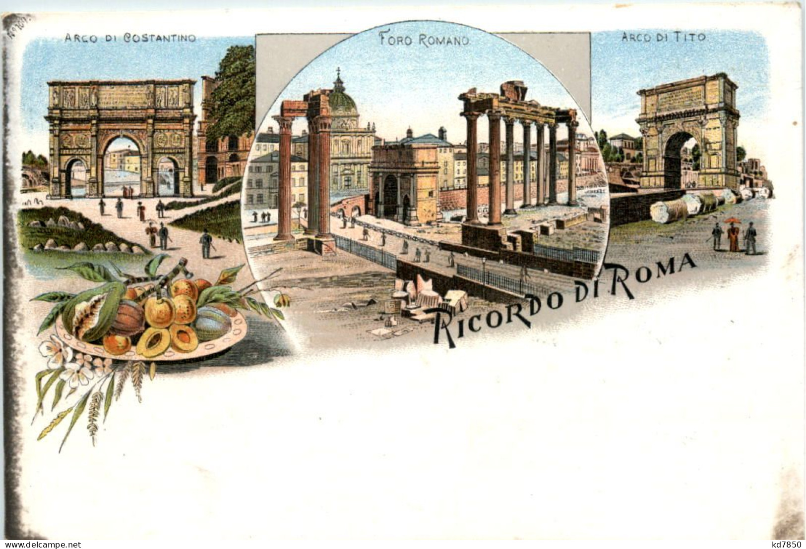 Ricordo Di Roma - Litho - Other & Unclassified