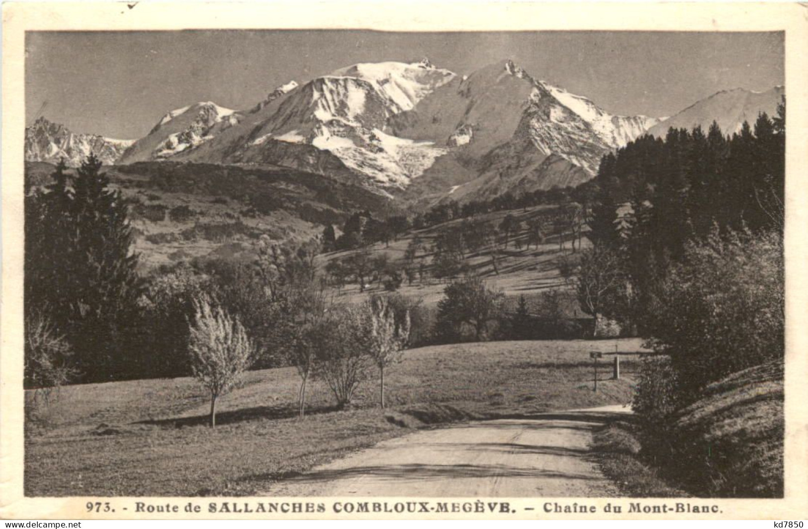 Route De Sallanches Combloux-Megeve, Chaine Du Mont-Blanc - Bonneville