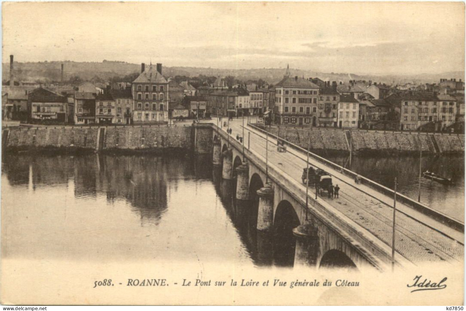 Roanne, Le Pont Sur La Loire Generale Du Coleau - Roanne