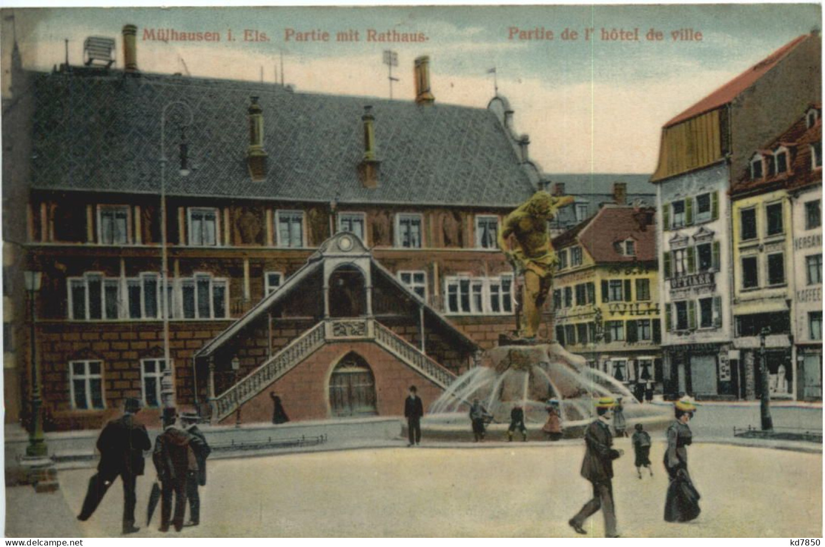 Mülhausen I. Els., Partie Mit Rathaus - Mulhouse