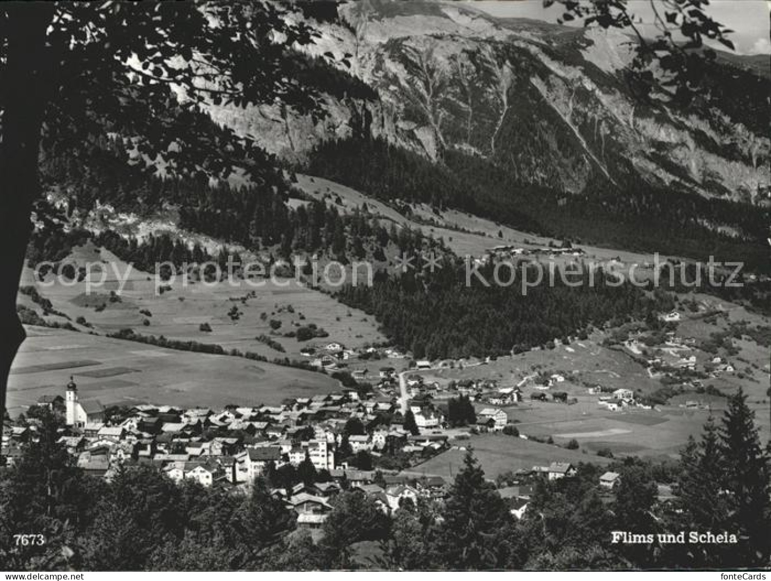 11647658 Flims Waldhaus Und Scheia Panorama Flims Waldhaus - Sonstige & Ohne Zuordnung