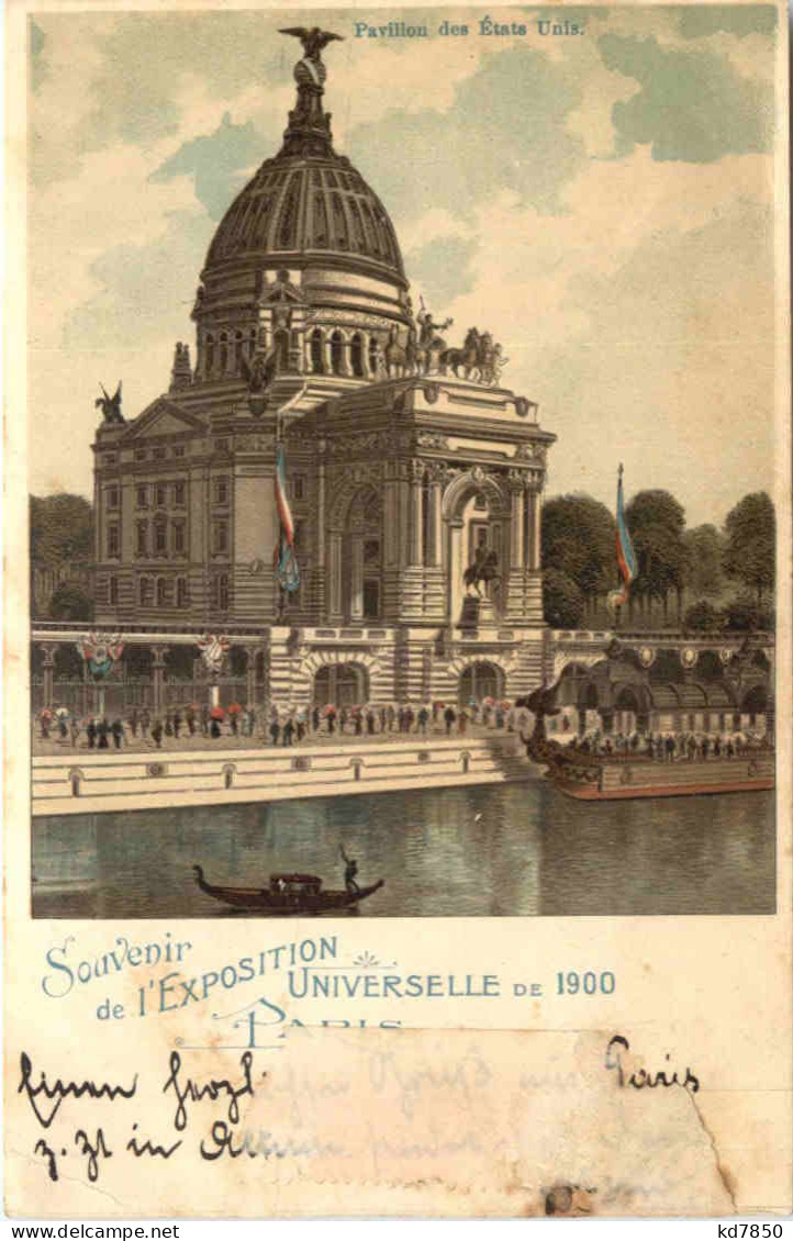 Paris - Souvenir De L Exposition Universelle 1900 - Expositions