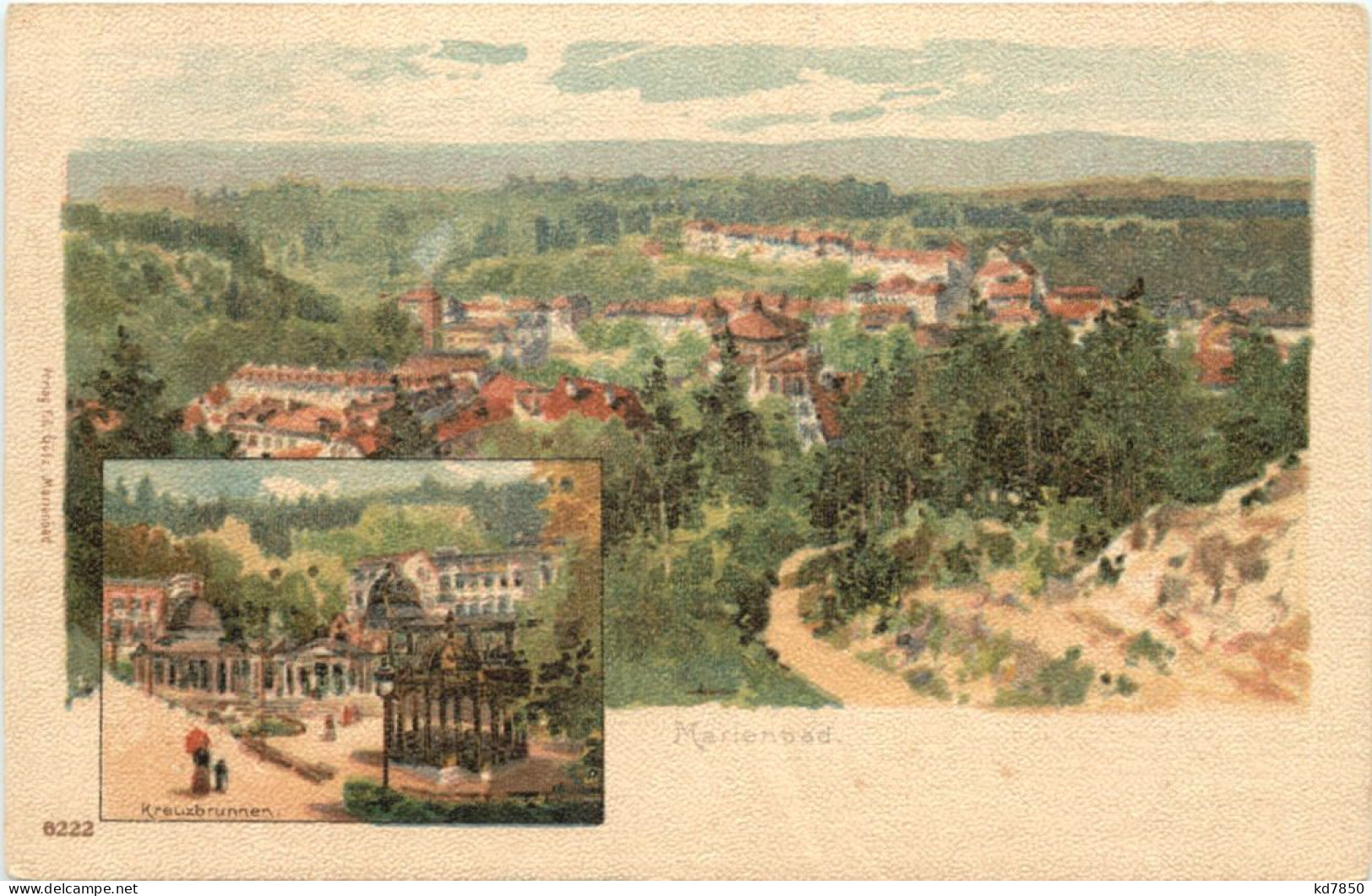 Marienbad - Litho - Bohemen En Moravië