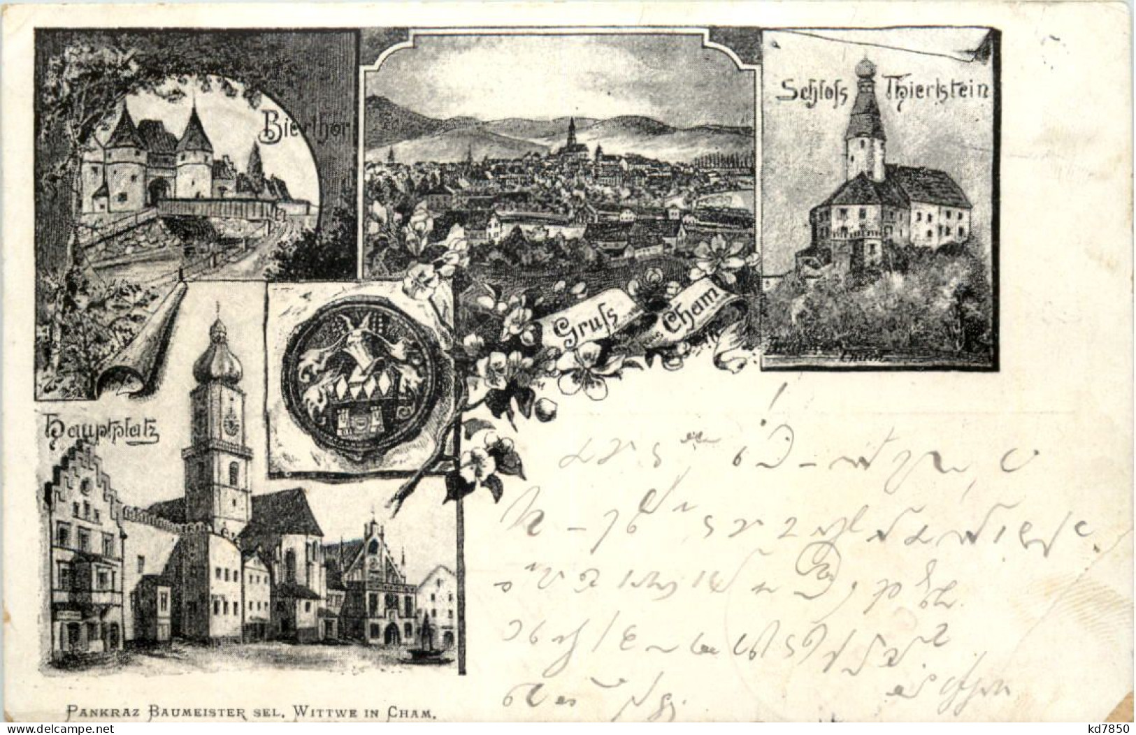 Gruss Aus Cham 1896 - Cham