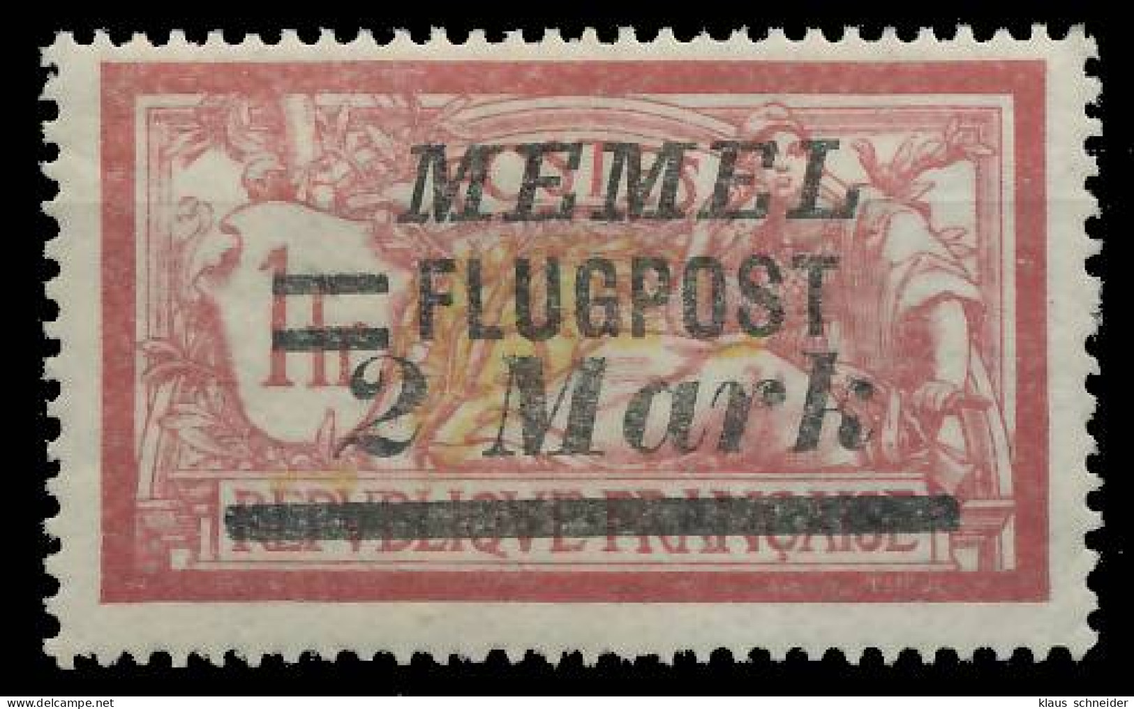 MEMEL 1922 Nr 102 Ungebraucht X425B5E - Memel (Klaïpeda) 1923