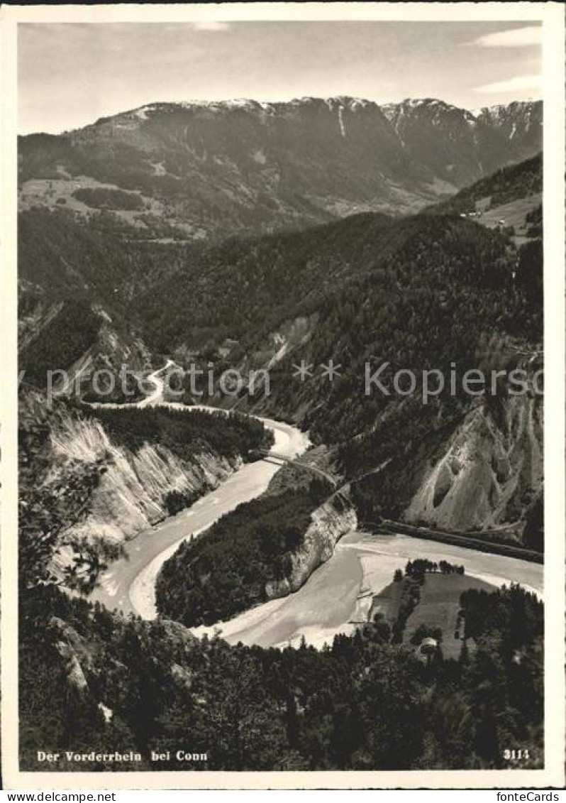 11647622 Conn Blick Auf Den Vorderrhein Alpenpanorama Flims Dorf - Other & Unclassified