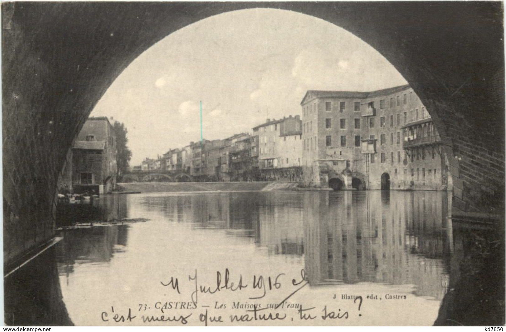 Castres, Les Maisons Sur Lèau - Castres